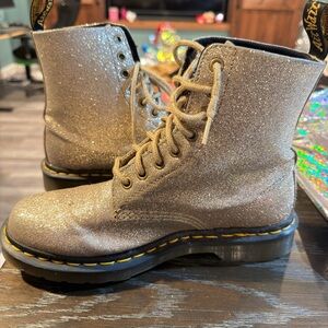 Dr. Martens Sparkling Gold Boots